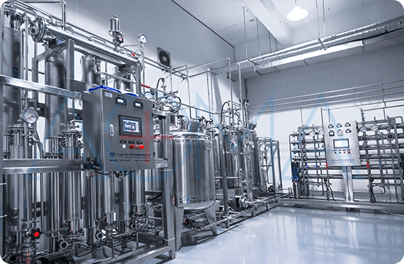 Agua haciendo espacio para productos inyectables